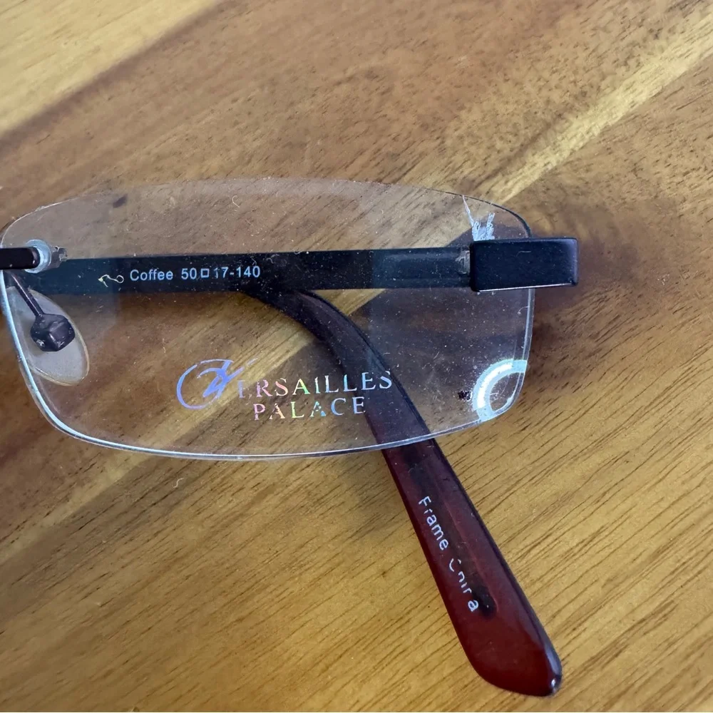 Versailles‎ Palace VP1 Cauri Coffee rimless eyeglasses frames